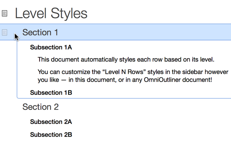 Click in the Gutter to select rows