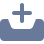 The New Inbox Item button is a tray with a plus sign above it