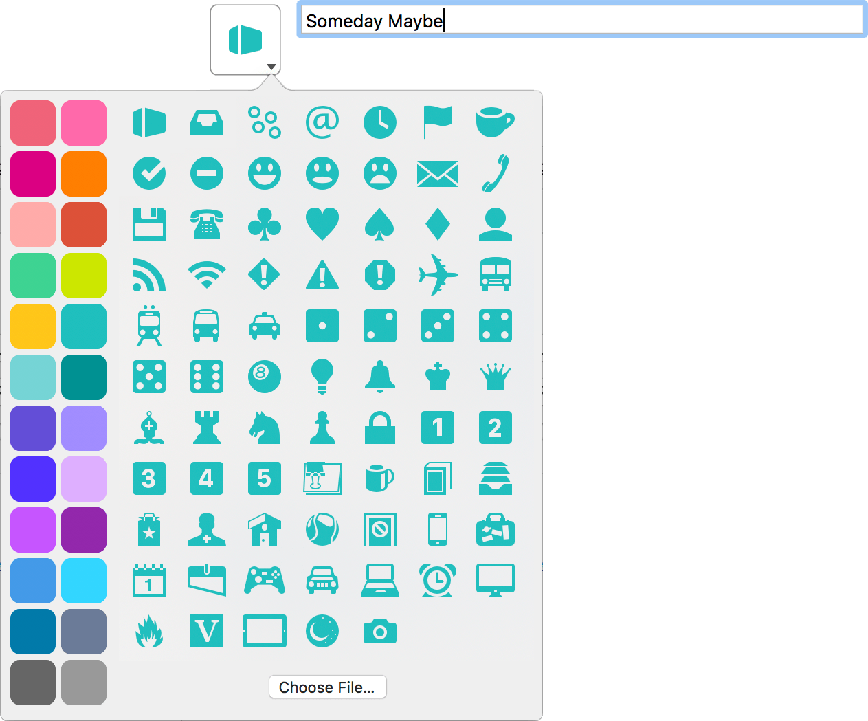 Choosing a name and an icon for a custom perspective in the Perspective Editor.