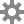 The icon for the Action menu at the bottom of the sidebar, resembling a gear.