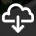 A cloud-shaped icon with a down arrow appears over an attachment thumbnail.