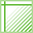 a square with intersecting vertical and horizontal lines, accompanied by a diagonal shading toward the lower-right corner of the square