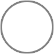 a circle with a black border and a white center fill