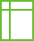 a rectangle with two intersecting lines