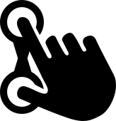 Geste „Zuziehen“