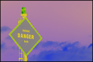 the exclusion blend applied over an image