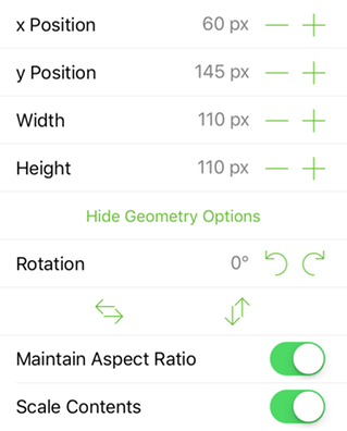 The Geometry inspector