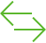 two arrows on top of each other, one pointing to the right, one pointing to the left