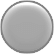 un círculo con un interior gris brillante, ligeramente biselado