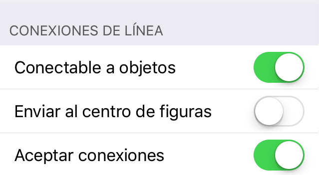 El inspector “Conexiones de líneas”