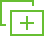 deux rectangles superposés avec une flèche pointant de gauche à droite