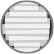 cercle rempli de lignes horizontales