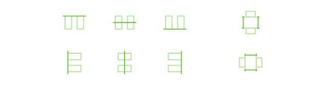 bouton d'alignement d'objets sur d'autres objets