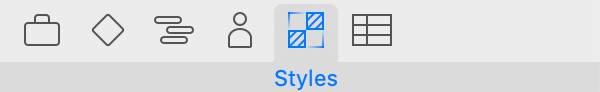 The Styles inspector.